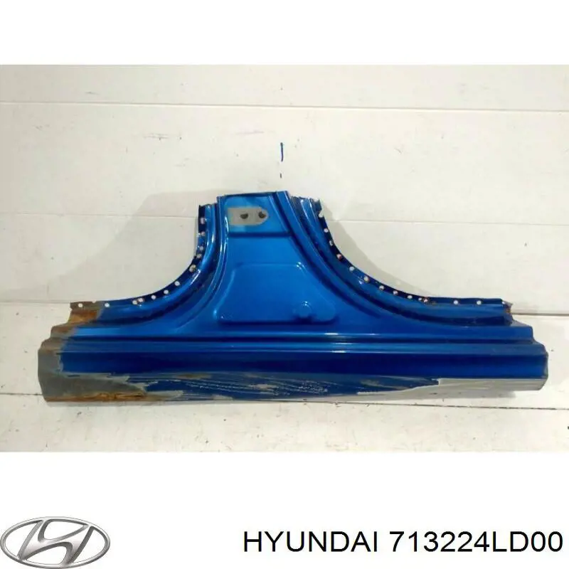 Порог внешний правый на Hyundai SOLARIS SBR11