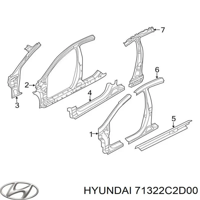71322C2D00 Hyundai/Kia 