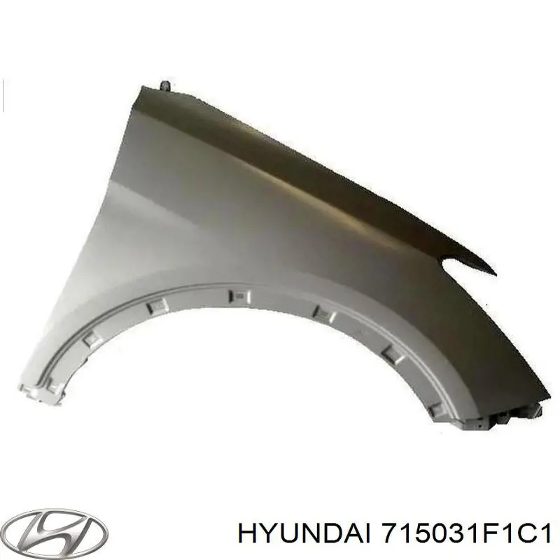 Купить 715031F1C1 Hyundai/Kia Крыло заднее левое