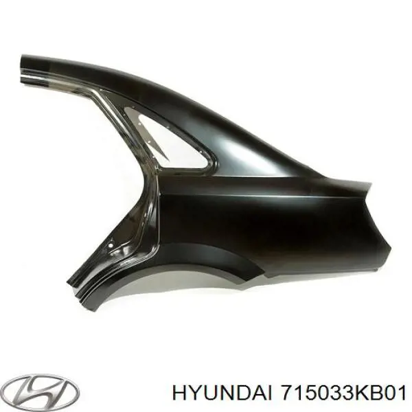 Pára-lama traseiro esquerdo para Hyundai Sonata (NF)