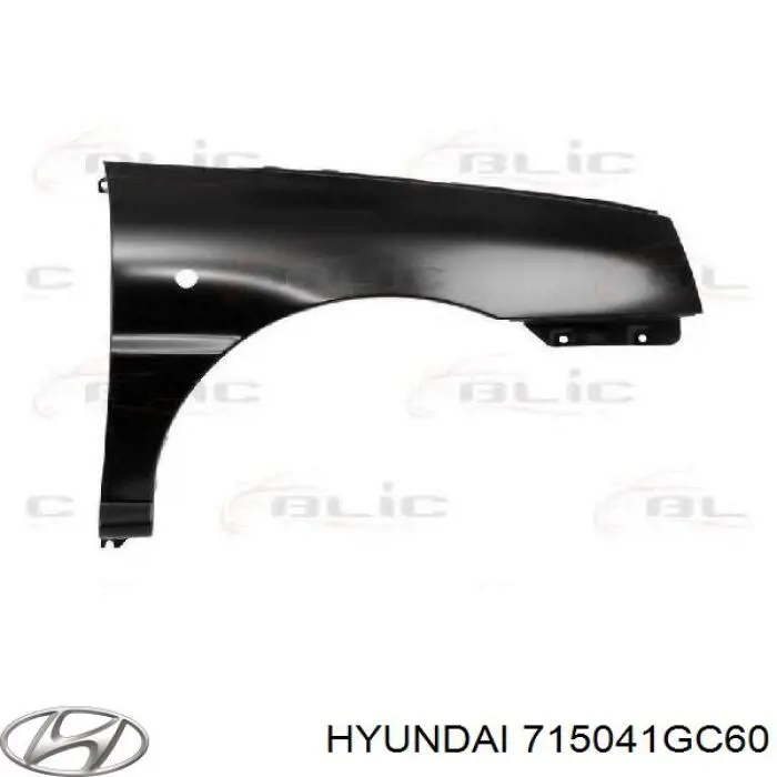 Купить 715041GC60 Hyundai/Kia Крыло заднее правое