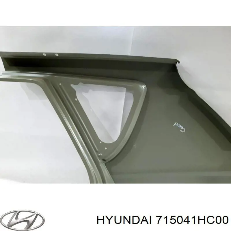 Боковая часть задняя правая на KIA Ceed  ED