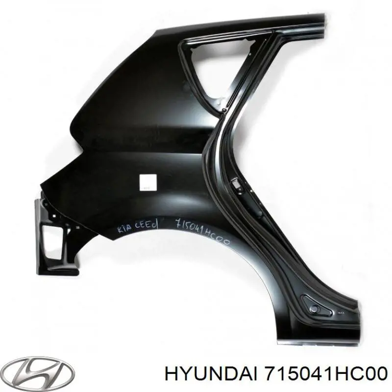 715041HC00 Hyundai/Kia pára-lama traseiro direito