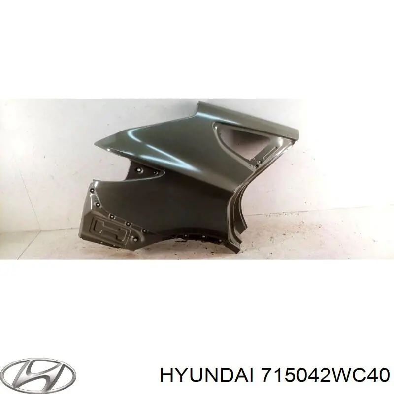 Крыло заднее правое на Hyundai Santa Fe III 