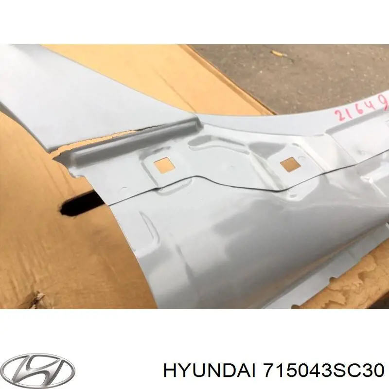 Крыло заднее правое на Hyundai Sonata YF