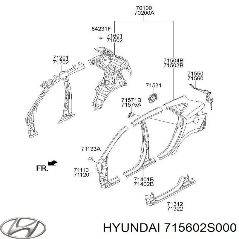  715602S000 Hyundai/Kia