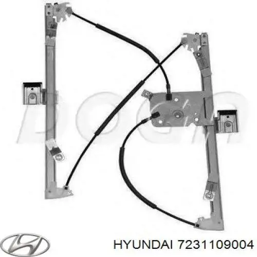 Механизм стеклоподъемника двери передней левой 7231109004 Hyundai/Kia