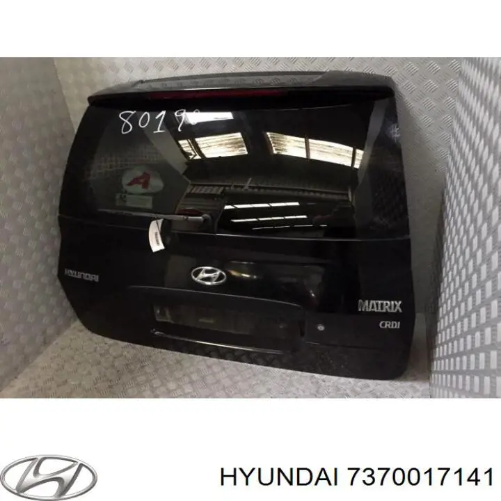 Дверь задняя (багажная 3/5-я (ляда) на Hyundai Matrix FC