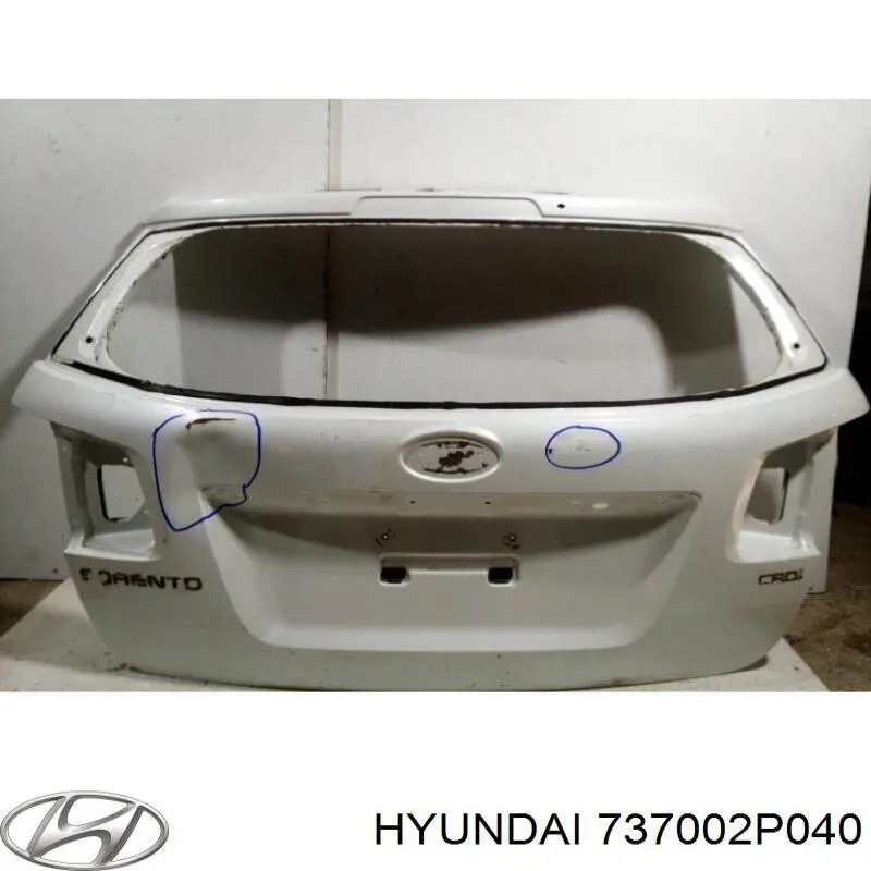 Пятая дверь Hyundai/Kia 737002P040 цена, от 316.74 USD