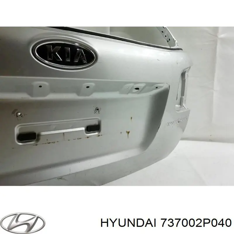 Купить 737002P040 Hyundai/Kia Дверь задняя багажная