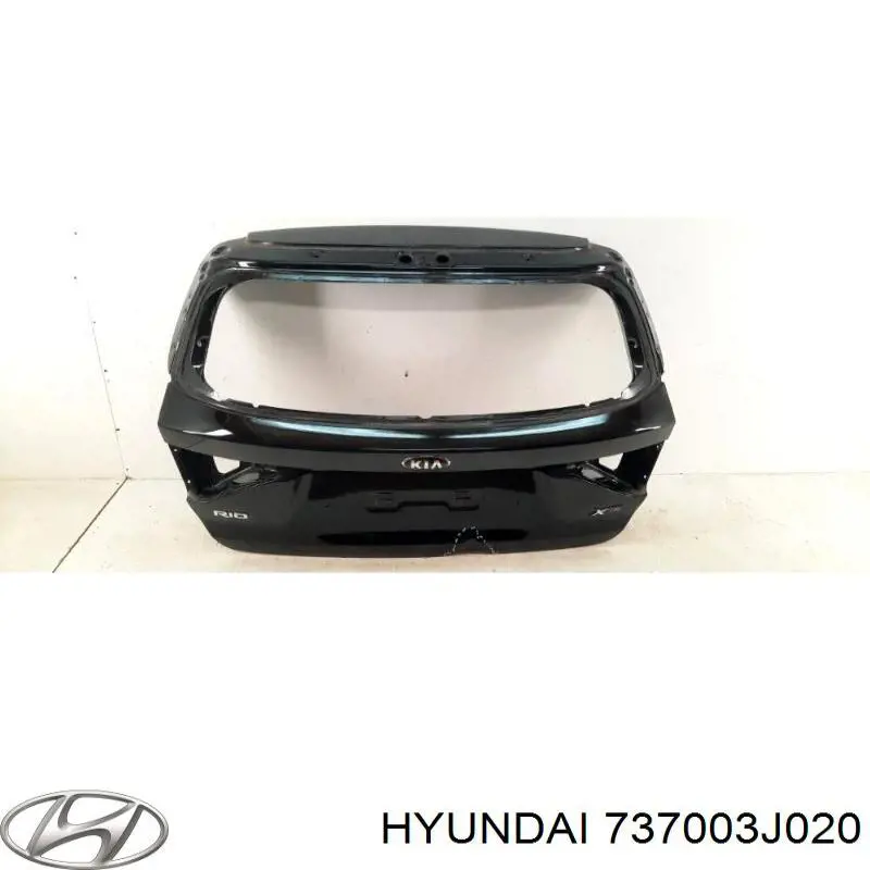Дверь задняя (багажная 3/5-я (ляда) на Hyundai Veracruz 