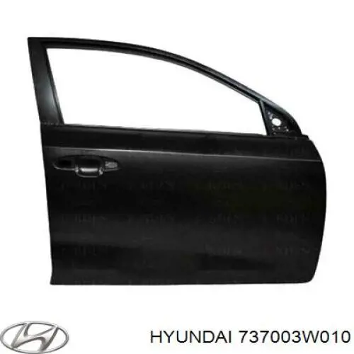Дверь задняя (багажная 3/5-я (ляда) Hyundai/Kia 737003W010