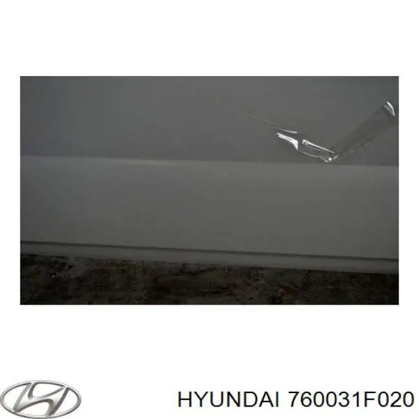 760031F020 Hyundai/Kia porta dianteira esquerda