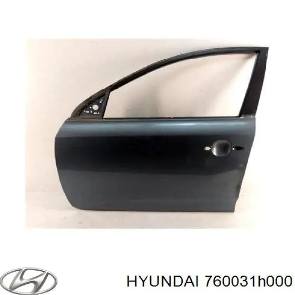 Дверь передняя левая Hyundai/Kia 760031H000