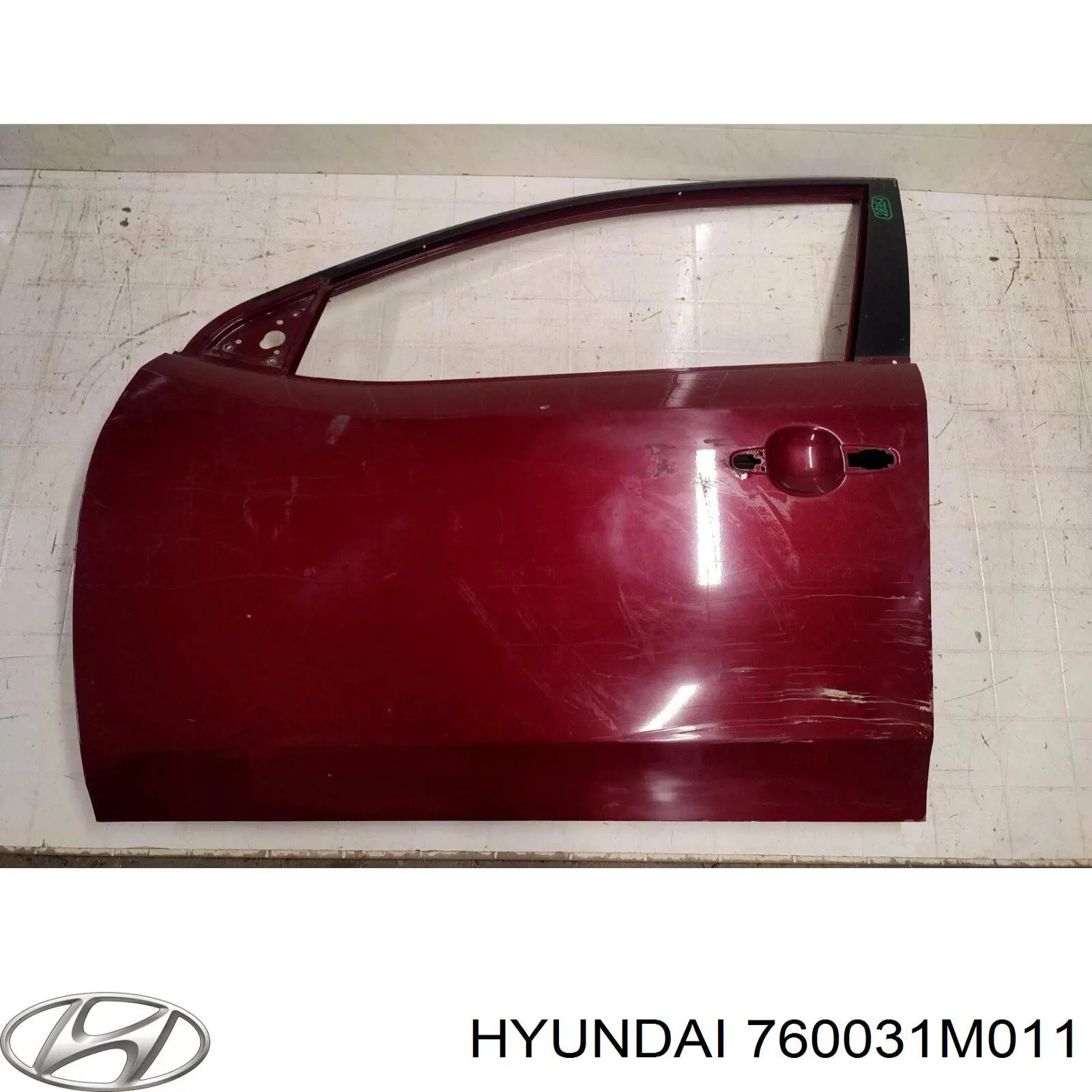 Дверь передняя левая 760031M011 Hyundai/Kia