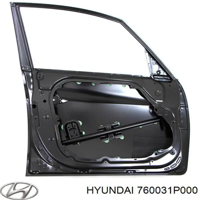 Передняя левая дверь Hyundai/Kia 760031P000 цена, от 799.96 USD