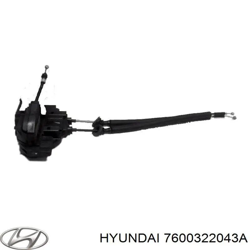 7600322043A Hyundai/Kia porta dianteira esquerda