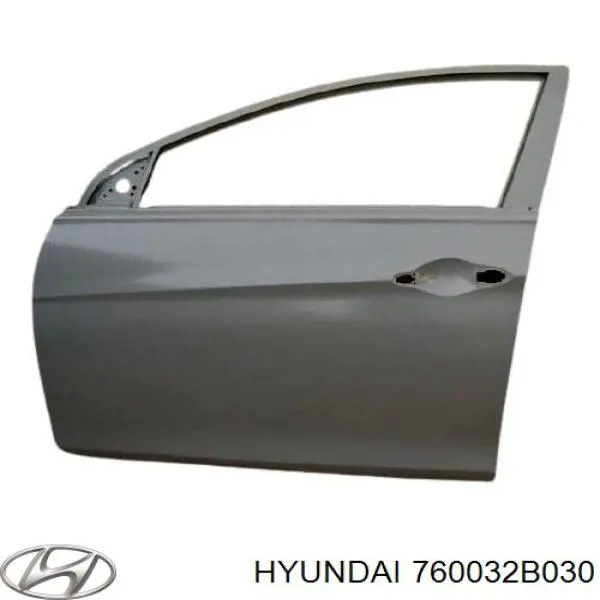 Дверь передняя левая Hyundai/Kia 760032B030