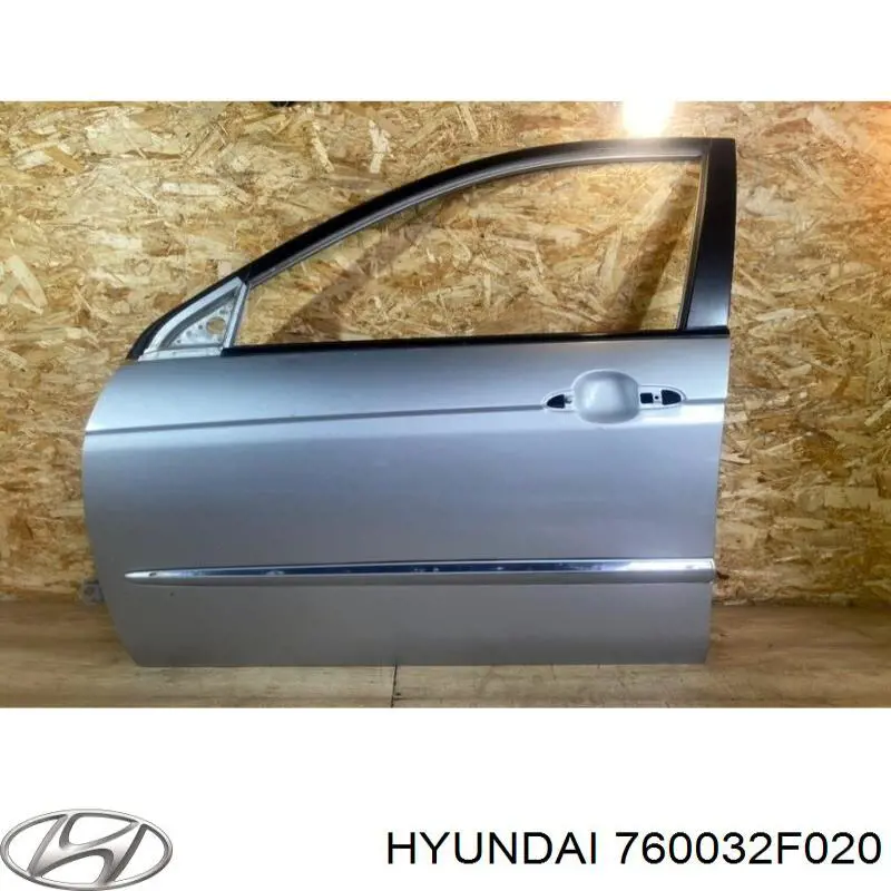 760032F020 Hyundai/Kia porta dianteira esquerda