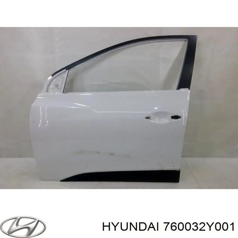 760032Y001 Hyundai/Kia porta dianteira esquerda