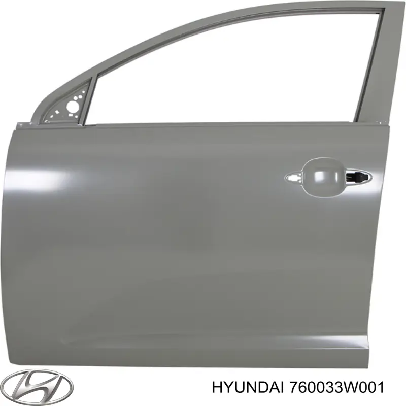 Передняя левая дверь Hyundai/Kia 760033W001 цена, от 316.74 USD