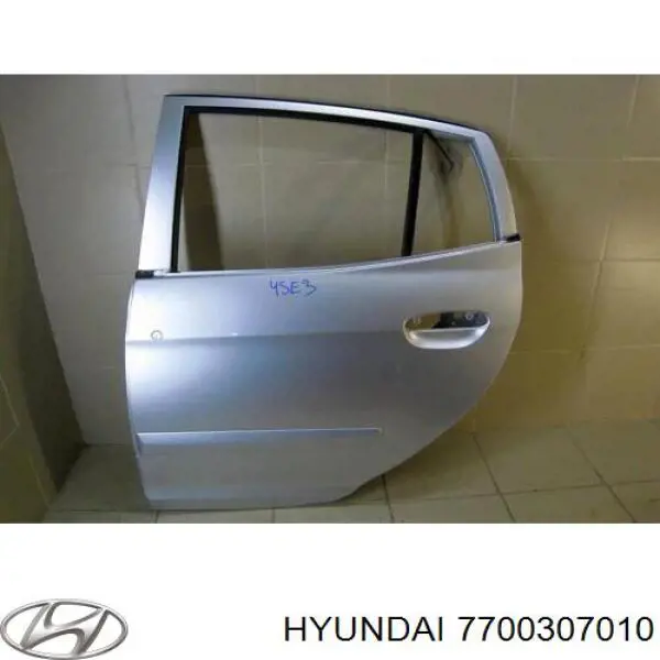 7700307010 Hyundai/Kia porta traseira esquerda