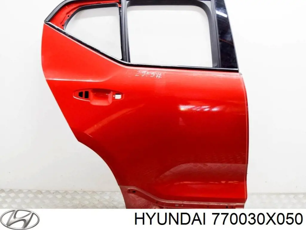 Porta traseira esquerda para Hyundai I10 (PA)