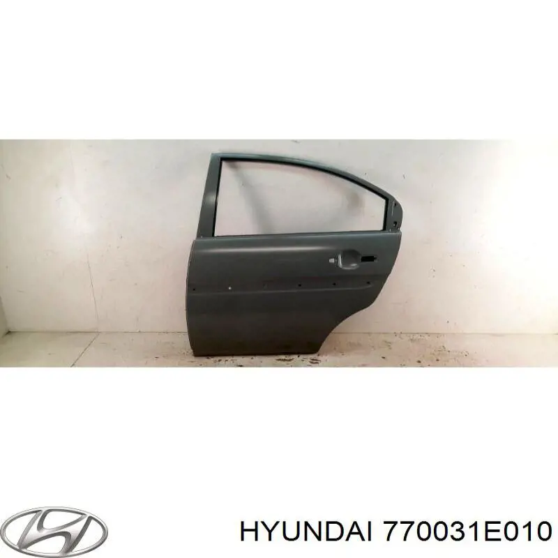 Задняя левая дверь Хундай Акцент MC (Hyundai Accent)