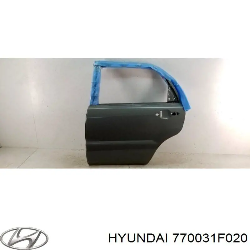 770031F020 Hyundai/Kia porta traseira esquerda