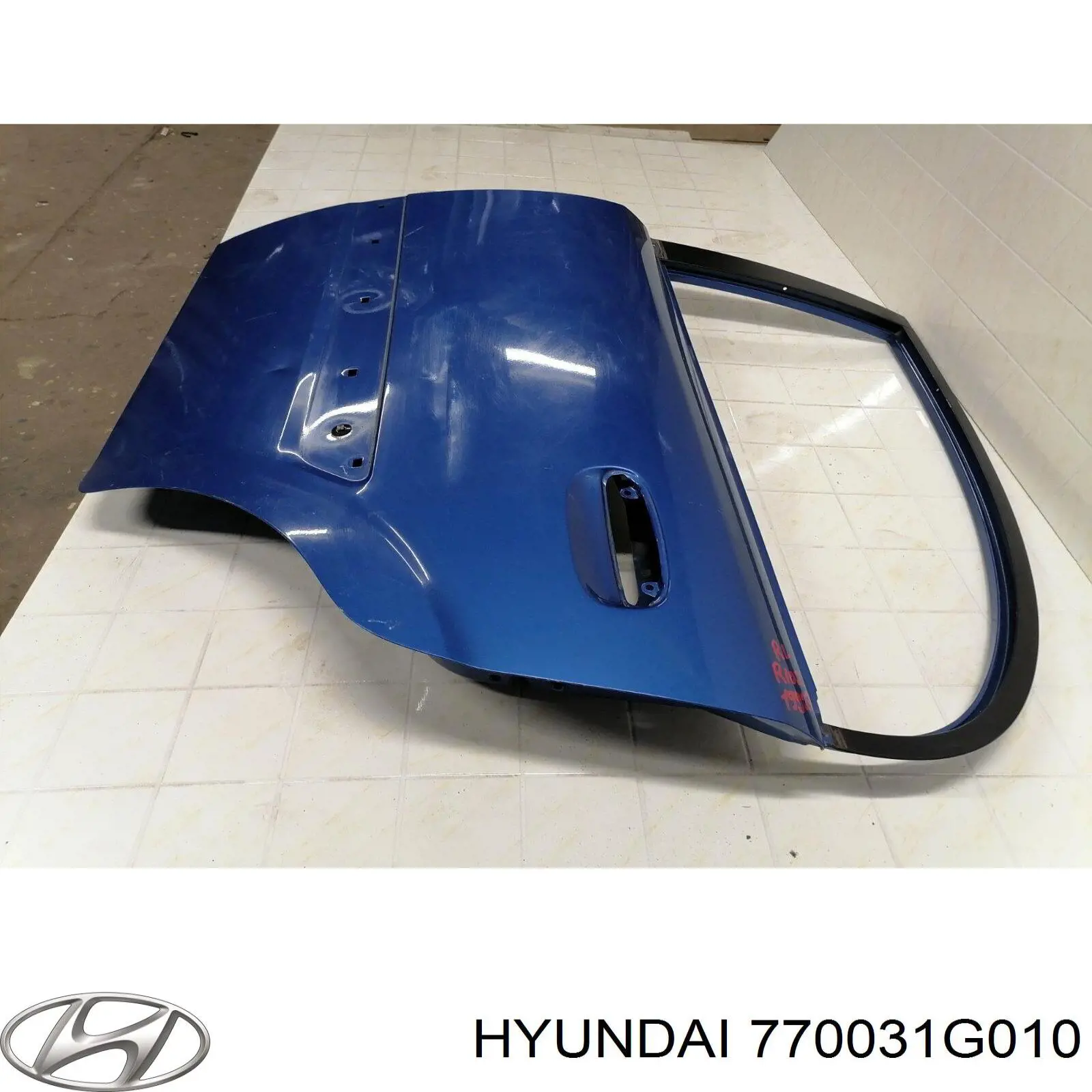 Дверь задняя, левая Hyundai/Kia 770031G010 цена, от 126.76 USD