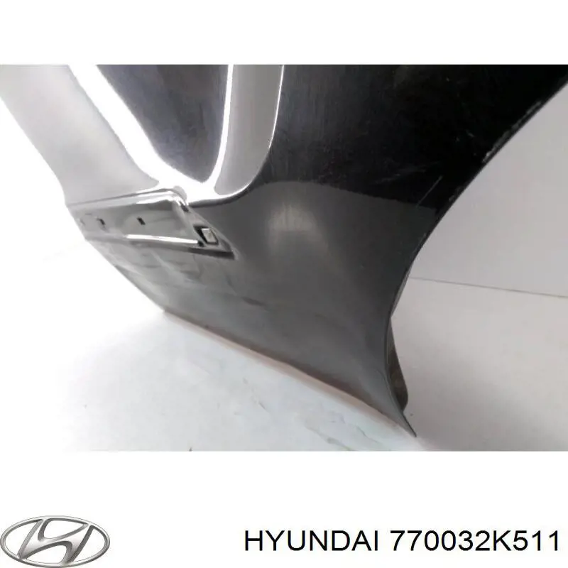 770032K511 Hyundai/Kia porta traseira esquerda