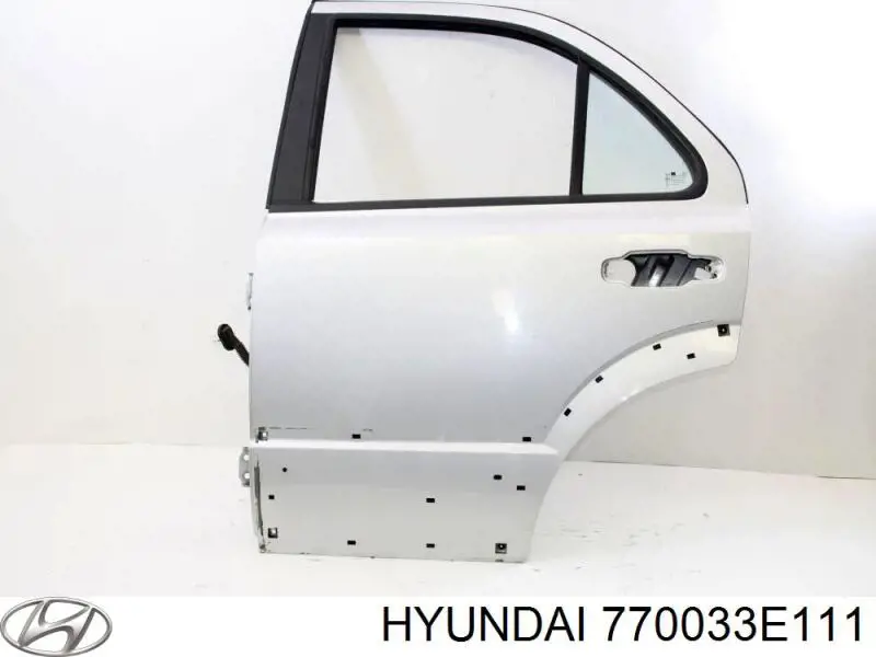 Дверь задняя, левая Hyundai/Kia 770033E111 цена, от 31.88 USD