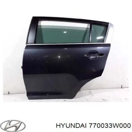 Puerta trasera izquierda 770033W000 Hyundai/Kia