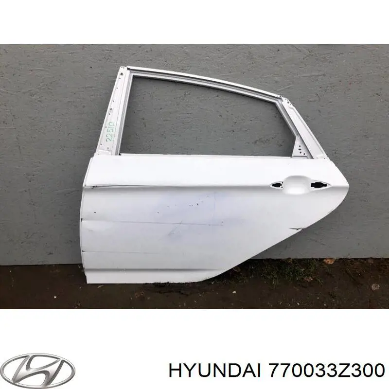 Задняя левая дверь Хундай И40 VF (Hyundai I40)