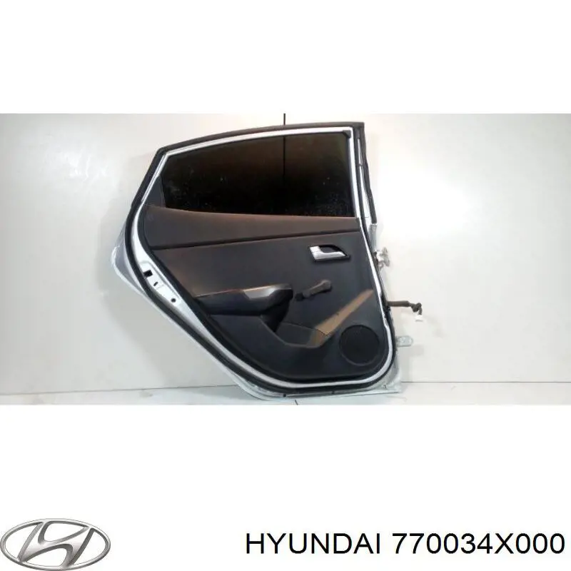Дверь задняя, левая Hyundai/Kia 770034X000 цена, от 861.35 USD