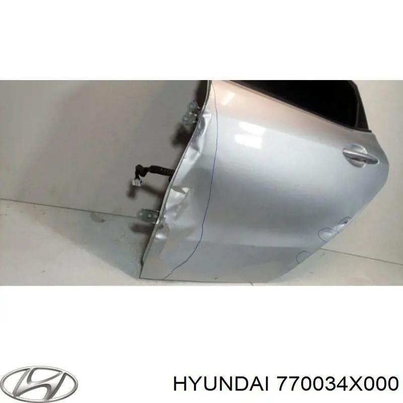 770034X000 Hyundai/Kia Дверь пассажирская задняя левая