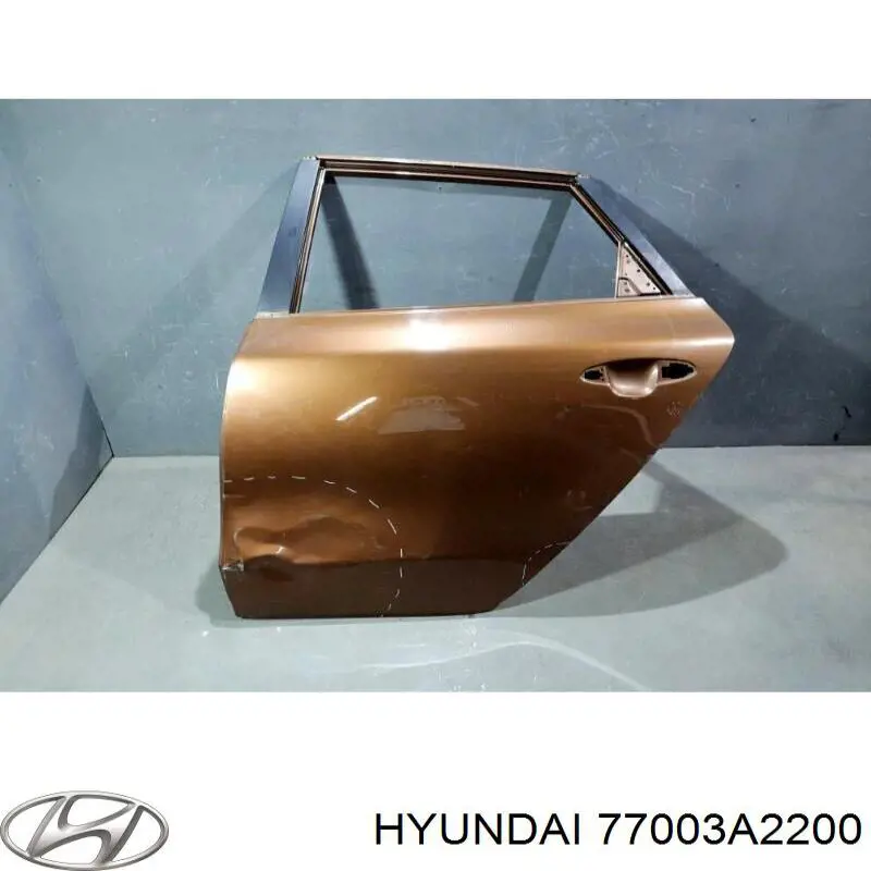 Дверь задняя, левая Hyundai/Kia 77003A2200 цена, от 205.56 USD