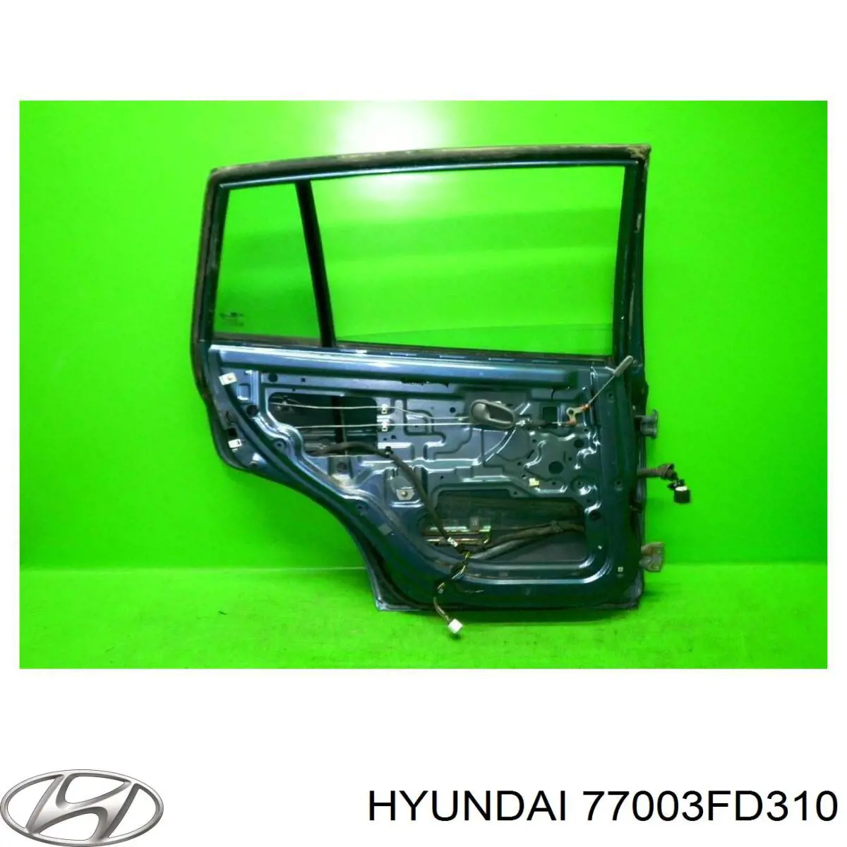 Дверь задняя левая 0K34X73020D Hyundai/Kia