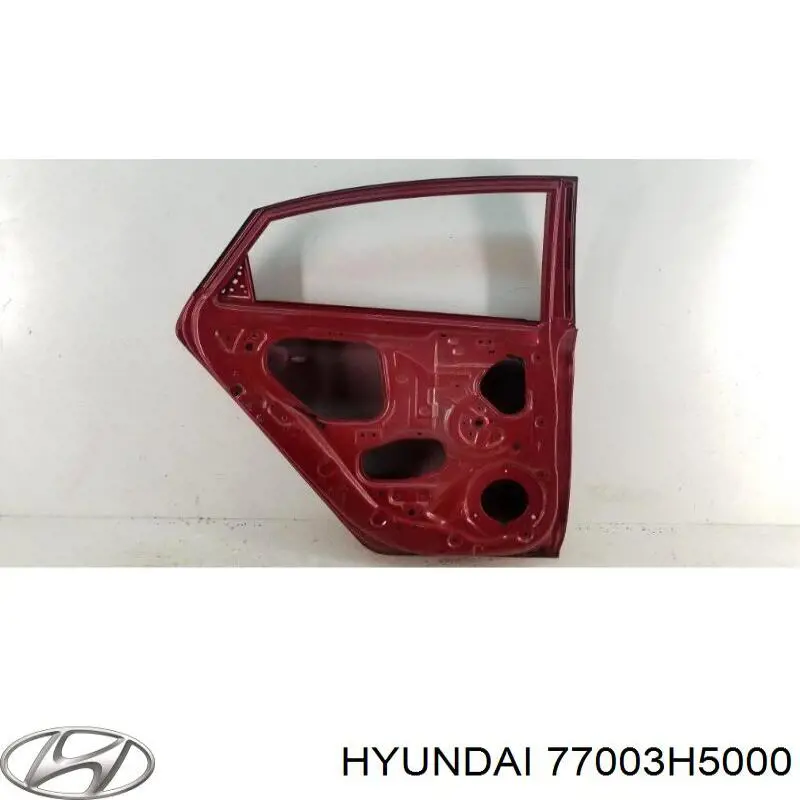 77003H5000 Hyundai/Kia Дверь пассажирская задняя левая