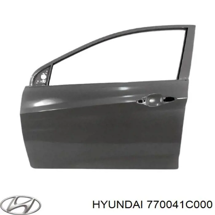 Задняя правая дверь Хундай Гетс (Hyundai Getz)