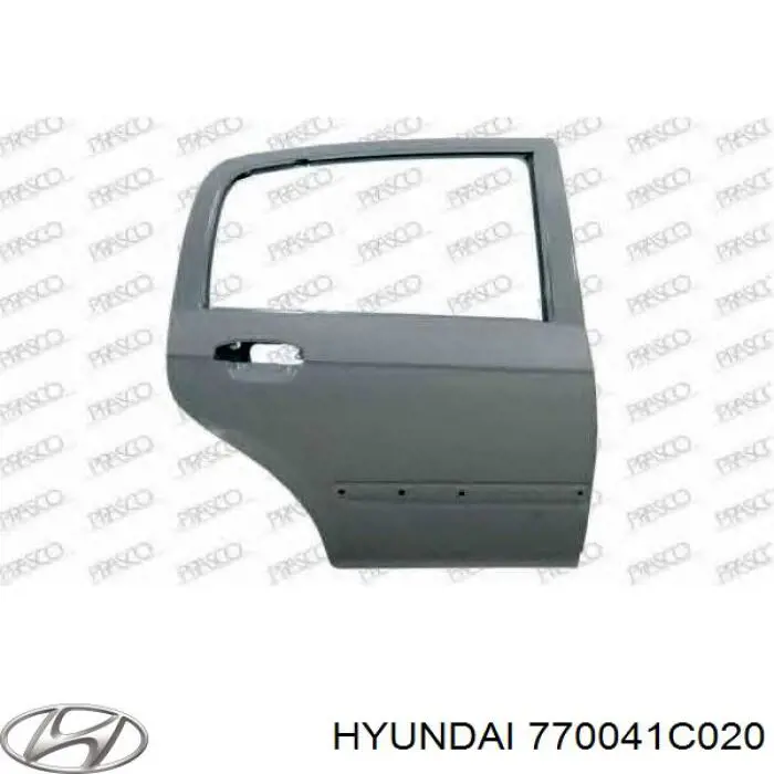Дверь задняя правая Hyundai/Kia 770041C020