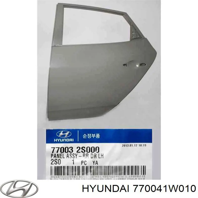 770041W010 Hyundai/Kia porta traseira direita