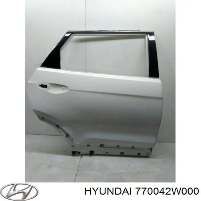 Задняя правая дверь Хундай Санта-Фе 3 (Hyundai Santa Fe)