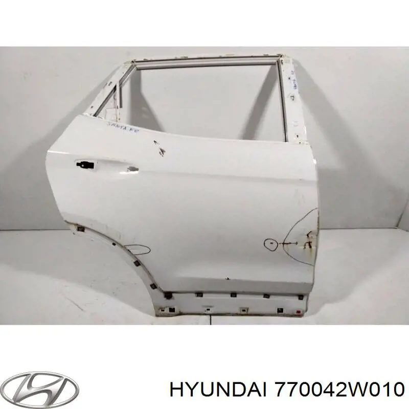 Дверь пассажирская задняя правая Hyundai/Kia 770042W010 цена, от 445.54 USD