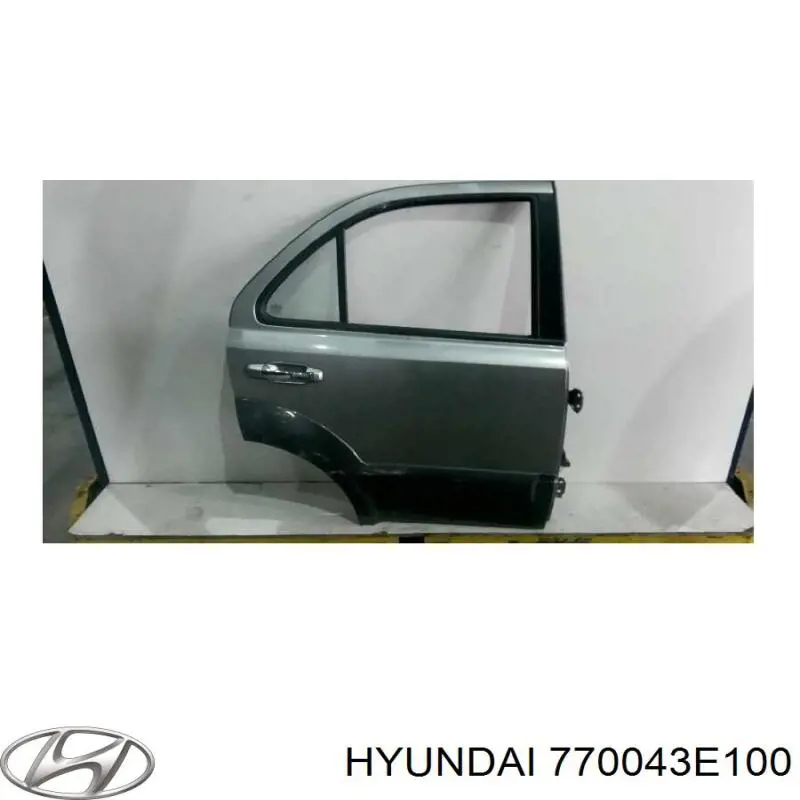 Купить 770043E100 Hyundai/Kia Дверь задняя в сборе