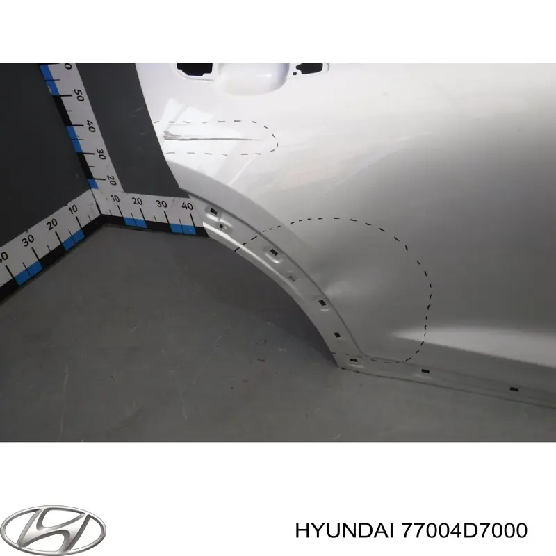 77004D7000 Hyundai/Kia дверь задняя правая