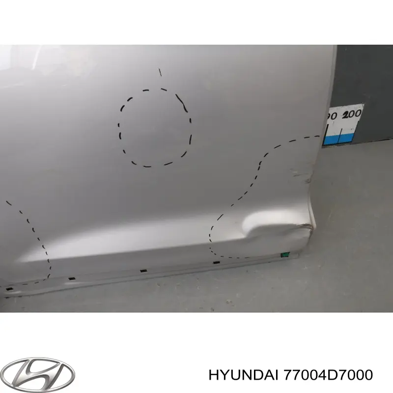 Дверь пассажирская задняя правая Hyundai/Kia 77004D7000 цена, от 90.50 USD