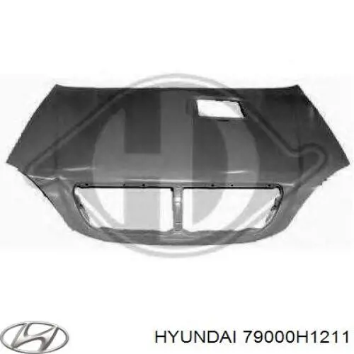 Капот на Hyundai Terracan HP (Хундай Терракан)