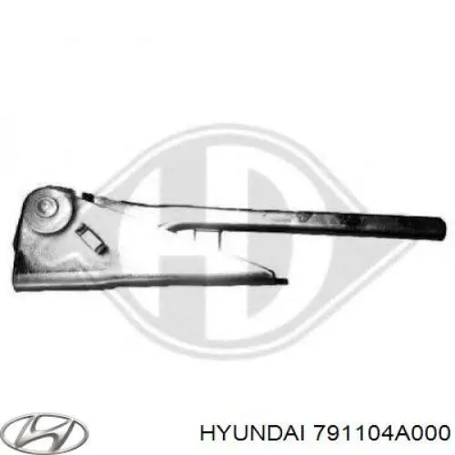 Петля капота, левая Hyundai/Kia 791104A000 цена, от 6.33 USD