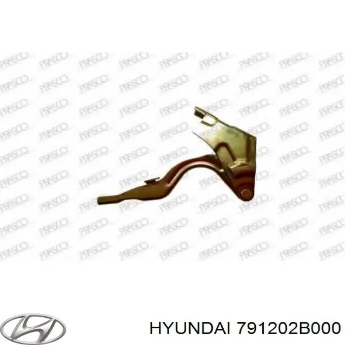 Петля капота правая на Hyundai Santa Fe II 